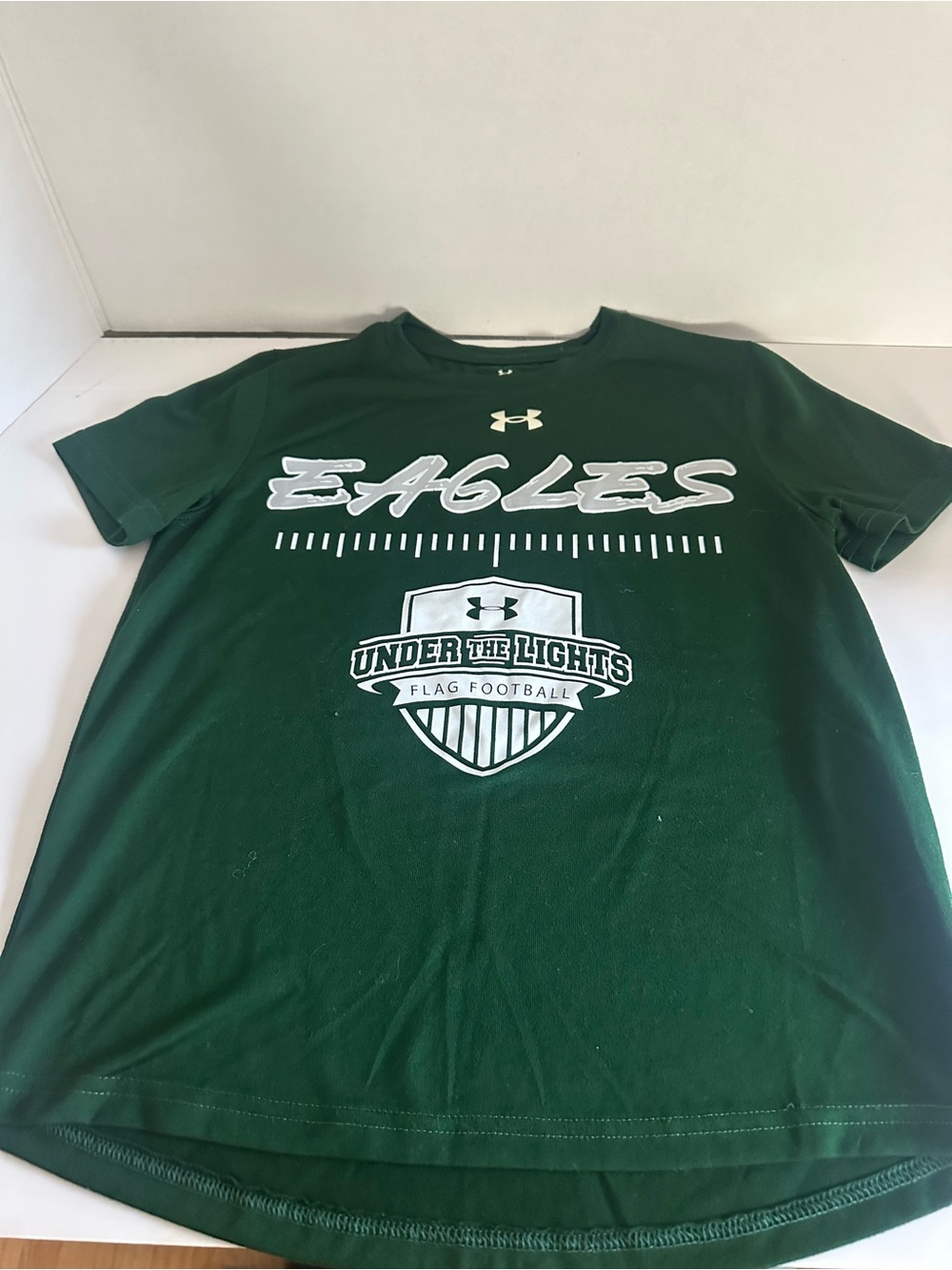 Under Armour Green 'Eagles' Graphic Football Tee